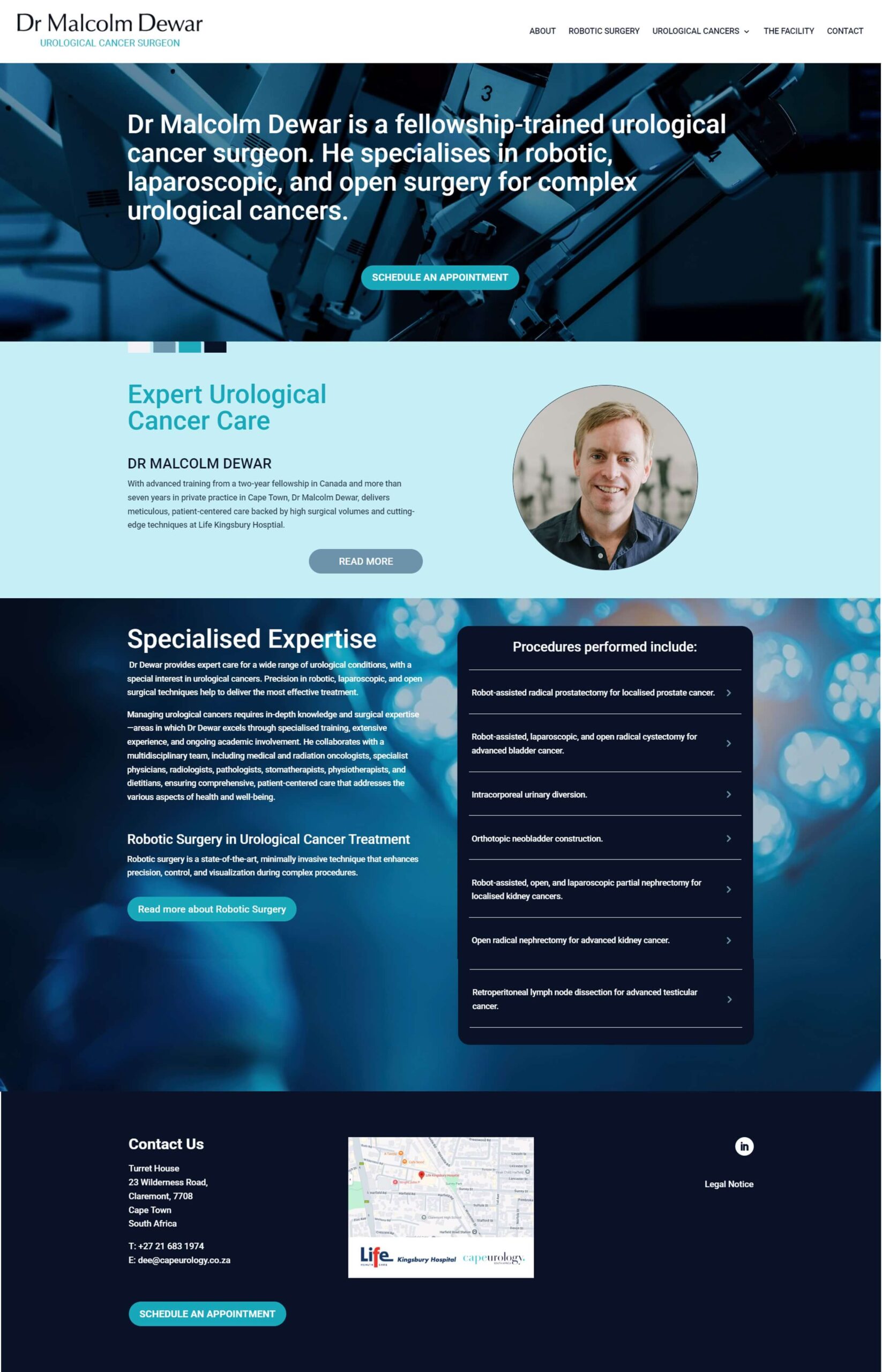 Dr Malcolm Dewar Website